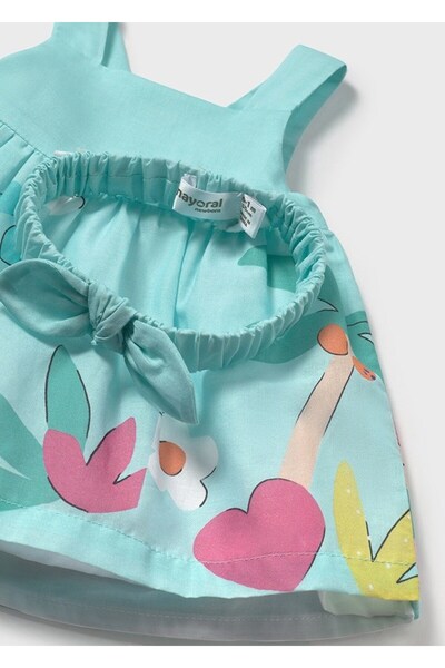 MAYORAL Newborn Girl Dress with Headband