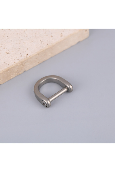 choice2 Titanium steel 12mm U-Shape Titanium D Ring Key Holder Horseshoe Clas...