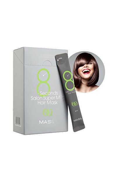 MASIL 8 Seconds Salon Supermild Mască de păr tip stick, plic, 8 bucăți x 20ml