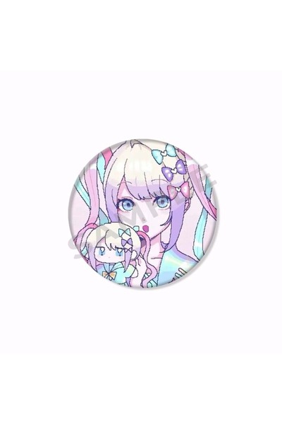 Choice25 32mm style-7 58mm Needy Girl Overdose Cute Cartoon Button Pin Pixela...