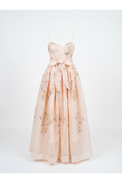 Feya Studio Φόρεμα Φέγια Μπλας από Βαμβάκι και Λινό