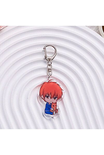 Choice4 bilibili 5 cm 8 1/9PCS Anime Fruits Basket Acrylic Keychain Cartoon B...