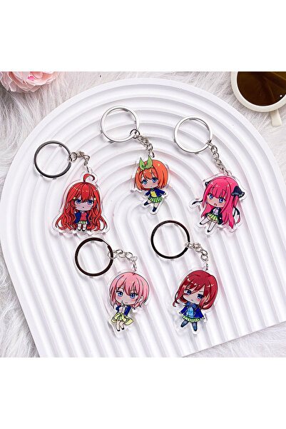Choice 5 cm 6 1/5PCS Anime The Quintessential Quintuplets Acrylic Car Keychai...