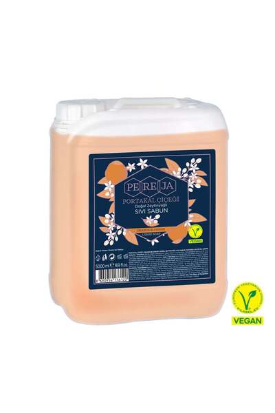 Pereja Portakal Çiçeği Doğal Zeytinyağlı Sıvı Sabun 5000 ml