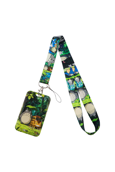 Choice 1 Kawaii Grey Genie Lanyards for Keys Neck Strap ID Card Phone Straps ...