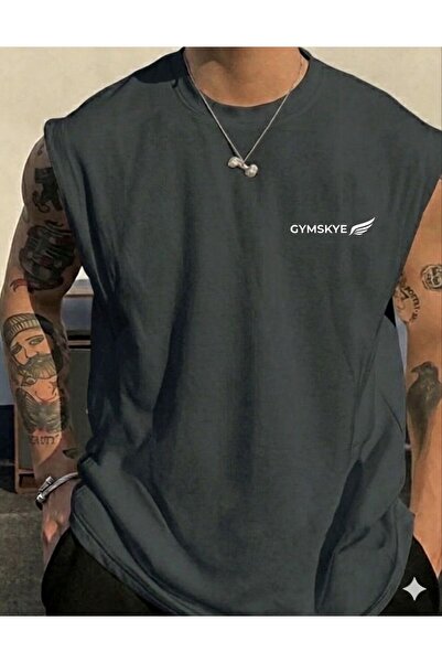 FAVORİST Μπλουζάκι SkyeGym με στάμπα και ανοιχτούς μανίκια, oversize