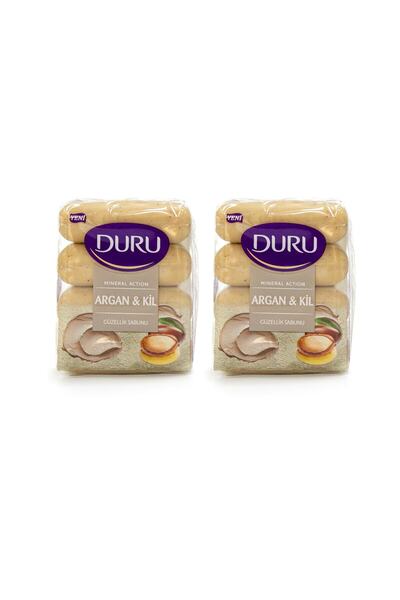 KARAŞEN GROSS SANAL MARKET Duru Mineral Action Argan & Clay 4-Pack Beauty Soa...