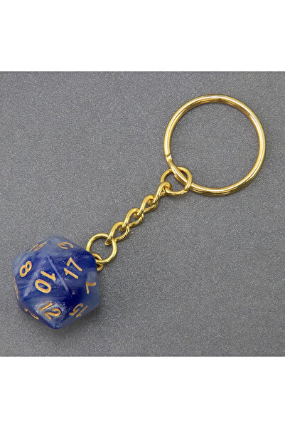 Choice9 A10 D20 Dice Keychain Fashion Keyring Ornament Key Chain Pendant Men ...