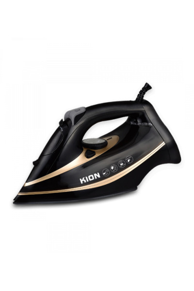 ACTEN Kion Ceramic Steam Iron - 2200 Watts - 380 ml - Self-Cleaning - Black