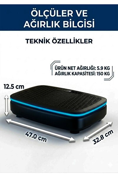 ROBO Vibrofitto PRO Titreşimli Egzersiz Aleti Ambiyans Led Işık Ultra Güçlü