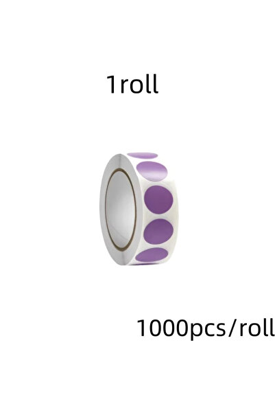 Choice Purple-1000pcs roll 1000 PCS Color Dot Label Sticker Classification Ma...