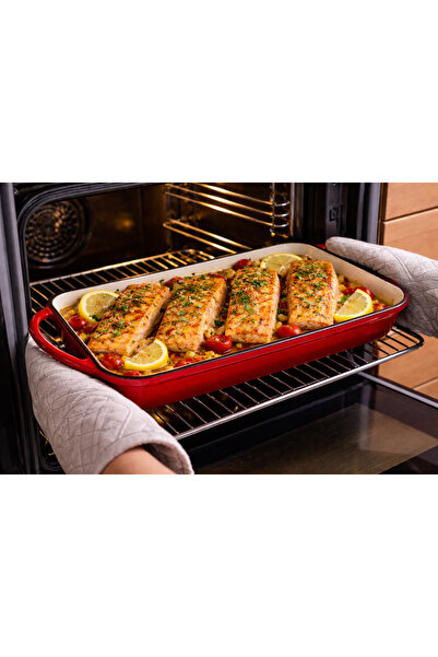 OEM Εμαγιένιστο τηγάνι ψησίματος από χυτοσίδηρο 33 εκ.