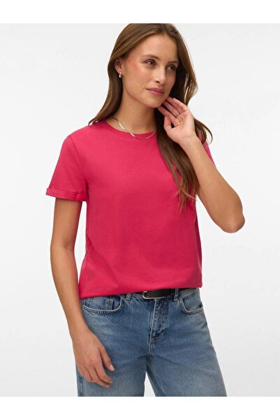 Vero Moda تي شيرت نسائي 10243889 VMPAULA S/S T-SHIRT NOOS