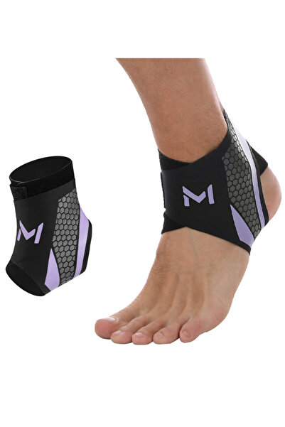 Choice Purple 1pc Cooper Ankle Support Compression Foot Sleeves for Men and W...
