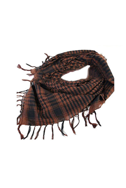 Choice5 brown Fashion Fashion Lightweight Army Plaid Scarf Unisex Tactical Ar...