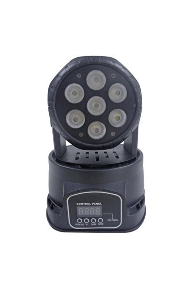 Class Mini Moving Head – 7×12W RGBW LED , Sahne, Düğün Salonu , Eğlence Mekan...
