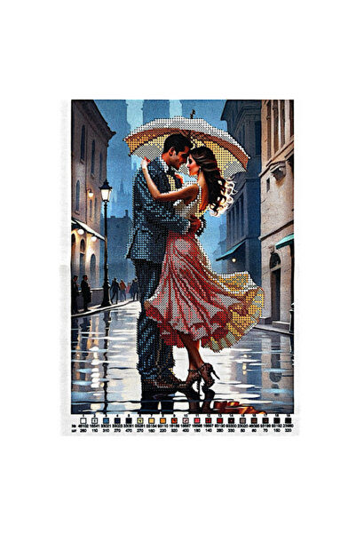 Studioul de Broderie ΣΧΕΔΙΟ ΓΙΑ ΚΕΝΤΗΜΑ ΜΕ ΧΑΝΤΡΕΣ PRECIOSA "Ερωτευμένοι κάτω...