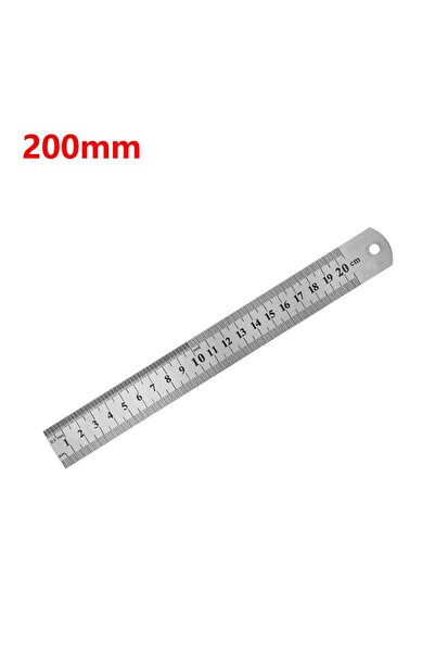 Choice5 200mm Metal Scale Stainless Steel Straight Ruler Measuring Stationery...