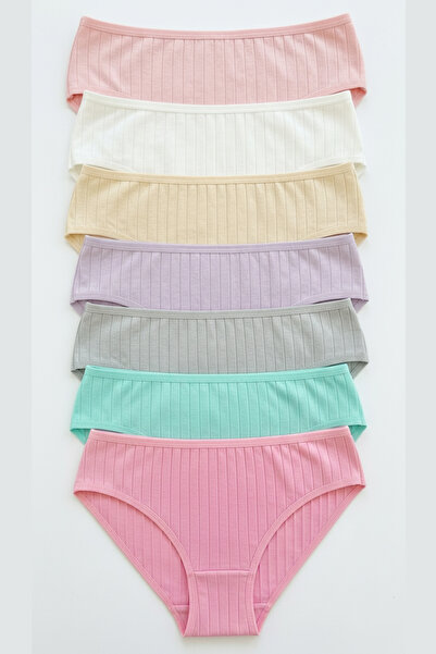 Nicoletta Γυναικεία εσώρουχα 7 τεμάχια Πακέτο ελαστικό ύφασμα Βαμβάκι τεμάχια...