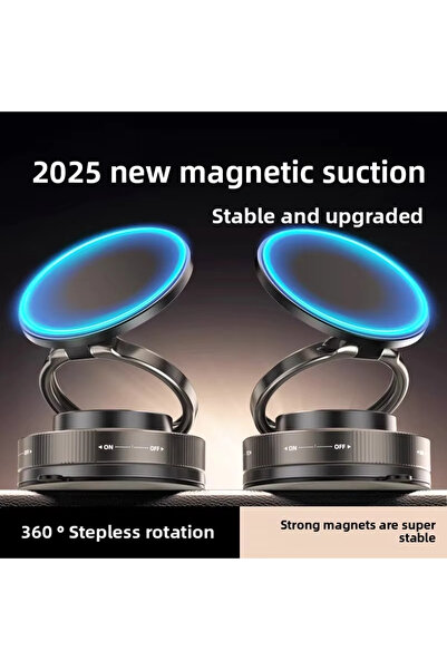Choice black T30 Vacuum Magnetic Phone Holder Stand, for Magsafe Suction Cup ...