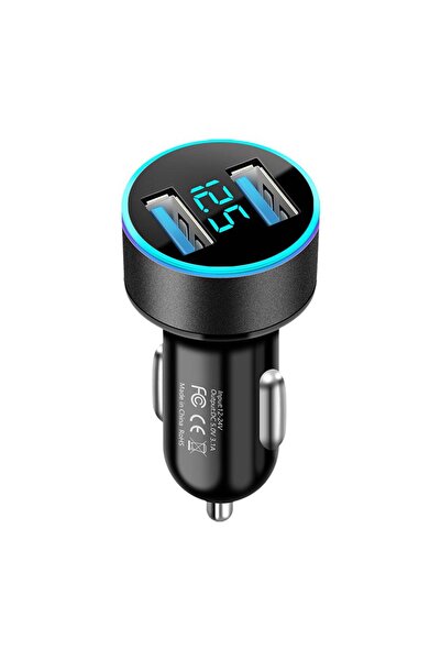 Choice1 مقبس USB مزدوج PD QC3.0 أسود 120 وات وموزع ولاعة سجائر للسيارة 12 فول...