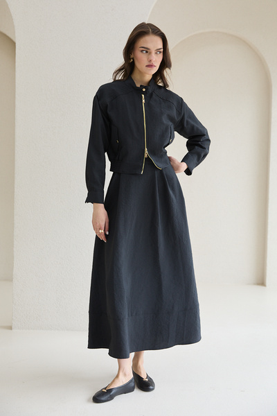 Melike Tatar Σετ φούστας με φερμουάρ 32-2746