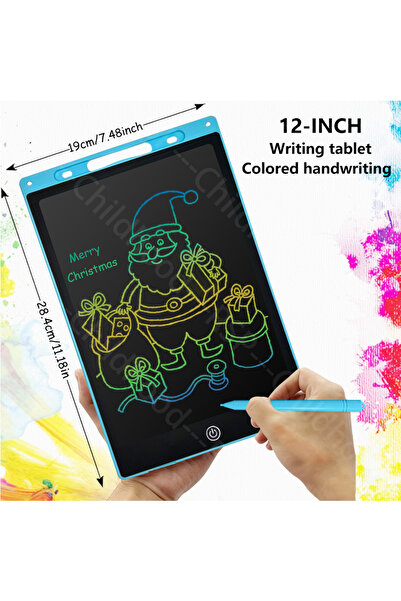 Choice12 12 بوصة لوح رسم إلكتروني LCD باللون الأزرق الفاتح مقاس 6.5/8.5/10/12...