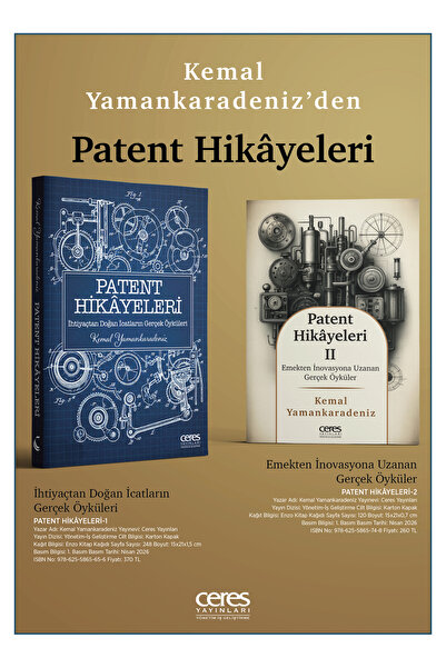 Ceres Yayınları Patent Hikayeleri 2 Kemal Yamankaradeniz