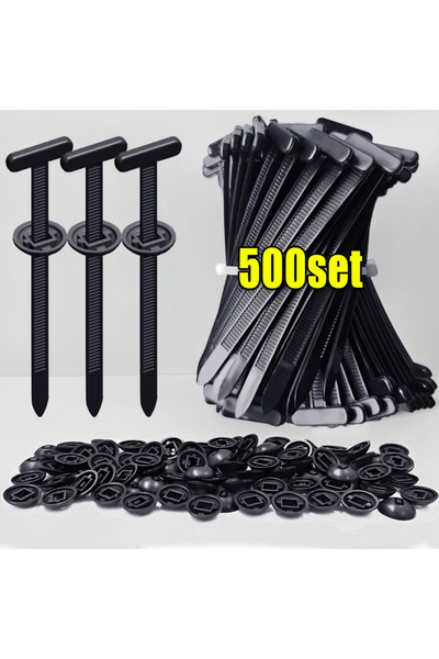 Choice 500set(1000pcs) 1000-100set Self-locking Nylon Universal Cable Tie Buc...