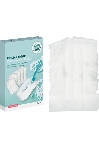 Excellent Houseware Σετ 5 πανάκια ξεσκονίσματος Ultra Clean, λευκά, μικροϊνών