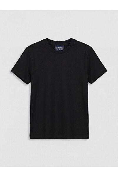 LC Waikiki Quality Parts from Çelebi Store Zero Roba Yaka Boys' T-Shirt