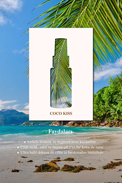 Clara Hygienics Coco Kiss Kadın Vücut Spreyi 50ml - Hindistan Cevizi, Meyvemsi ve Yumuşak-Tatlı Kokulu Vegan Body Mist