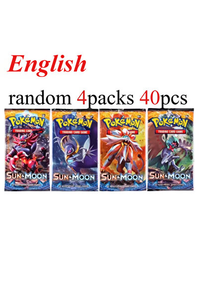 Choice16 4packs SUN 40 Pcs Pokemon Card Prismatic 151 Evolutions English Boos...