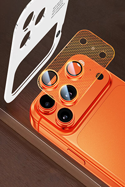 Nezih Case iPhone 17 Pro Max Uyumlu Tam Kaplayan Parmak İzi Engelleyici 2 in ...
