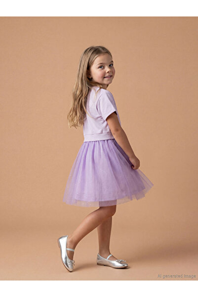 LC Waikiki Kuromi Printed Girls' Tutu Dress