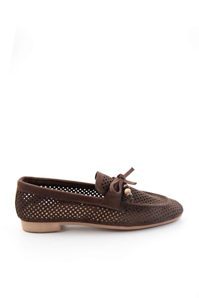 Bambi Kahve Kadın Loafer Ayakkabı K01688012772