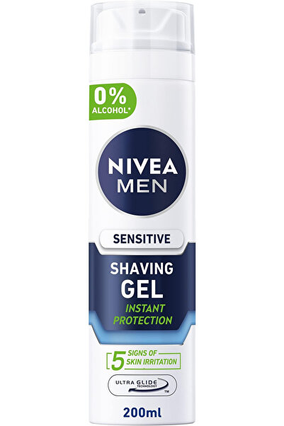 Nivea Men جل حلاقة، بالبابونج والهاماميليس للبشرة الحساسة، 200 مل