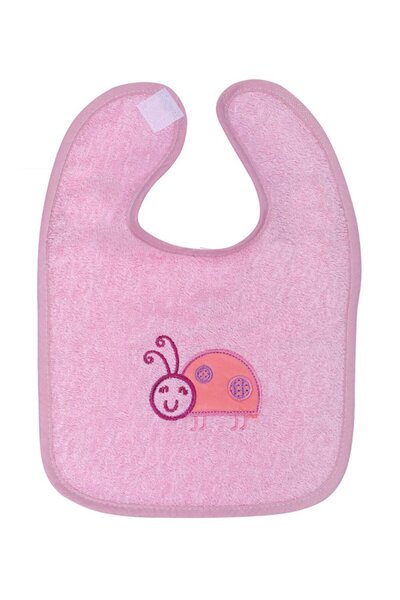 DuetBaby Set 2 Bavete din bumbac cu inchidere tip Velcro Pink