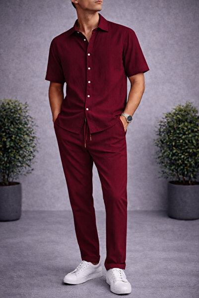 MODARİCH Unisex Γυναικείο/Ανδρικό κοντομάνικο ύφασμα με στριφτό σχέδιο, ειδικ...