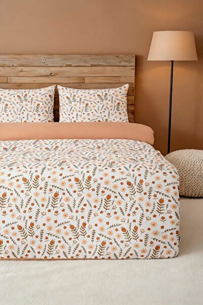 Rivaİstanbul Σετ Παπλωματοθήκης Διπλό Βαμβακερό Triana