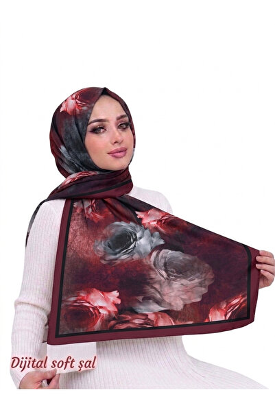 Butik Ποιοτικό ψηφιακά τυπωμένο μαλακό υφασμάτινο σάλι