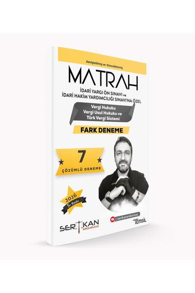 Temsil Kitap MATRAH Çözümlü 7 Fark Deneme