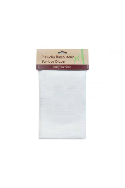 DuetBaby Scutecel din bambus 90x90 cm White