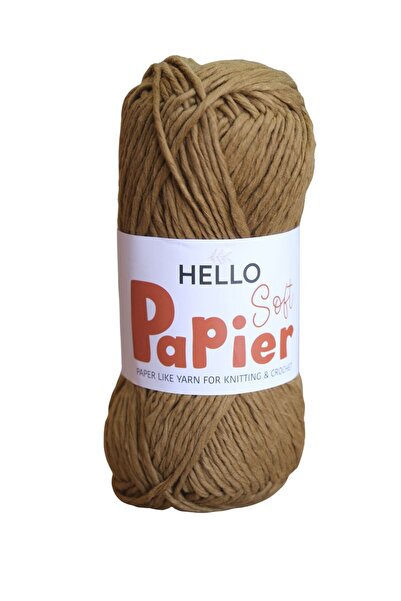 Hello SOFT PAPİER KAĞIT İP P26 ÇANTA ÖRGÜ İPİ / 2 ADET