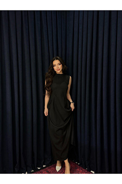 Neva Wear Φόρεμα μάξι με σχέδιο Swan Deep Backless Design