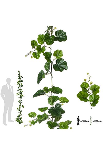 Roberto Rossi Ghirlanda artificiala muscata 220 cm verde cu protectie UV