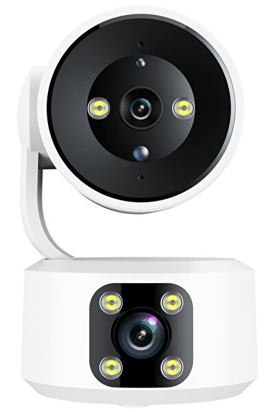ICAM 365 P221, Ev Kamerası | ÇİFT KAMERA, WiFi, Mobil Kontrol, Sesli, 360° Pt...