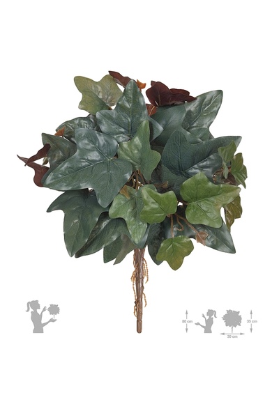 Roberto Rossi Tufa artificiala iedera verde toamna prafuit D35xH40 cm cu prot...