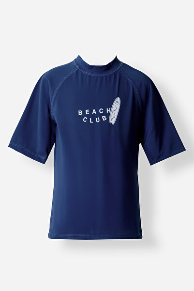 NEOPY Μπλούζα με ημίμανικο μανίκι για αγόρια με προστασία UV 5273 Σκούρο Ναυτ...