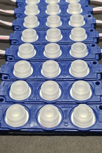 MOD10 PARMAK LED 3 LÜ LED MODÜL GÜÇLÜ IŞIK 12V 3W 280 LUMEN (20 ADET)